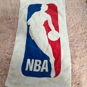 NBA logo towel